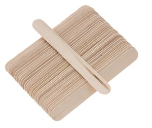 ZESTAW 10szt. | Szpatułki do depilacji duże | drewniane 150 x 17mm (100szt.) 