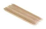 ZESTAW 10szt. | Patyczki drewniane (10szt.) z eurozawieszką 95mm