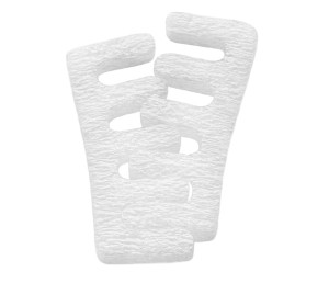 Separatory piankowe do pedicure (30 par) białe 