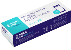 Blanco Puro torebki foliowo- papierowe do sterylizacji 90x230 200 szt.