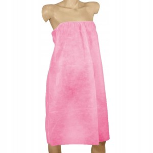 Pareo różowe kosmetyczne z włókniny - 10szt. 